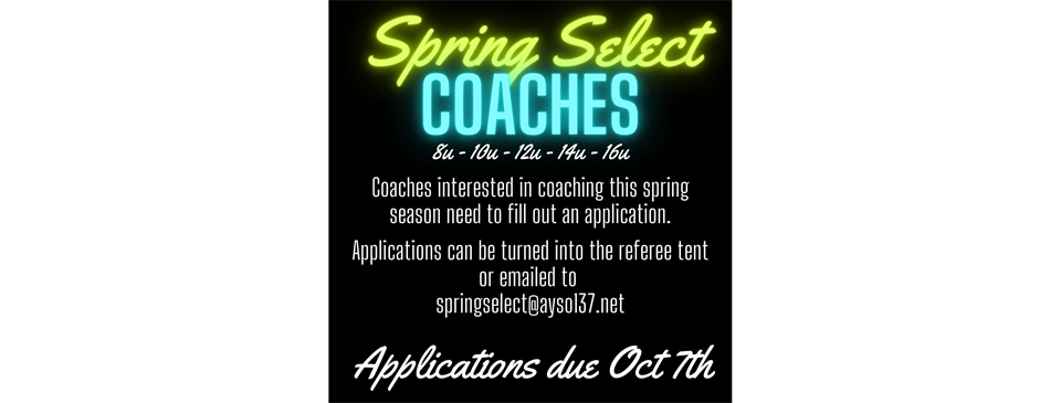 ATTN Spring Select Coaches