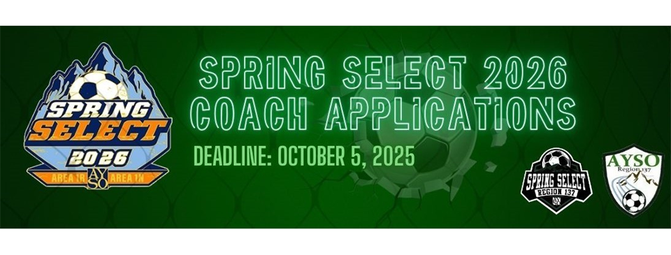 2026 Spring Select Coach Applications