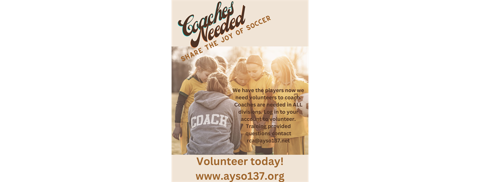 Coaches NEEDED for Fall Core 2025