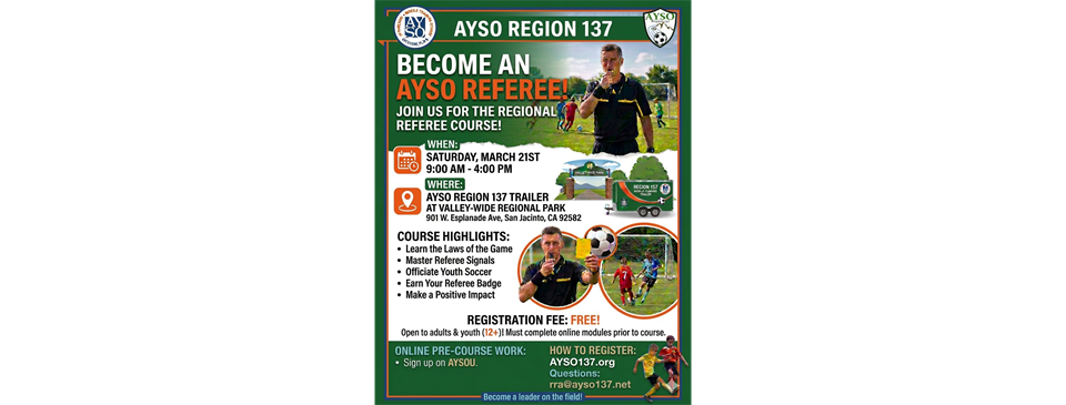 Regional Referee Course